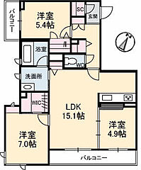 物件の間取り