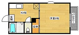 クレアトールC 1Kの間取図画像