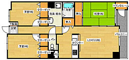 ワイビル 3LDKの間取図画像