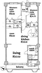 間取図画像 3LDK
