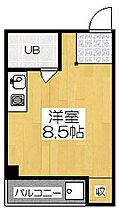 京都33GENDOU 202 ｜ 京都府京都市東山区大和大路通七条下る２丁目辰巳町（賃貸マンション1R・2階・20.00㎡） その2