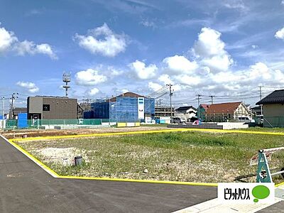 外観：区画整理地内の整形地＆平坦地です！