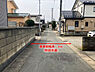 外観：前面道路は南東側幅員4ｍの秋田市道です