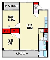 物件の間取り