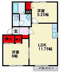 物件の間取り