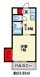 シャトレ紅梅 4階/-