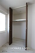 大容量のクローゼット