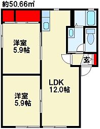 筑豊電気鉄道 三ヶ森駅 3.1km 1階/-