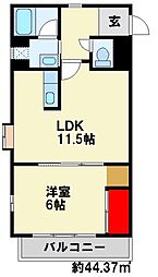 筑豊電気鉄道 三ヶ森駅 徒歩6分 3階/-