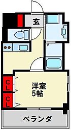 EternalPlaceHAGA 1Kの間取図画像