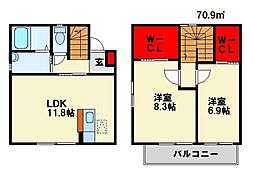 JR筑豊本線 本城駅 徒歩35分