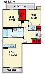 物件の間取り