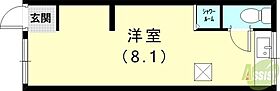 青木文化  ｜ 兵庫県神戸市中央区旗塚通5丁目（賃貸アパート1R・2階・20.00㎡） その2