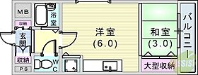 イズミコート  ｜ 兵庫県神戸市灘区泉通1丁目（賃貸マンション1R・2階・25.00㎡） その2