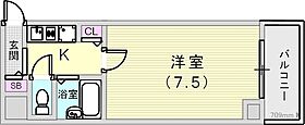 ドミール橘  ｜ 兵庫県神戸市兵庫区西上橘通1丁目2-3（賃貸マンション1K・2階・21.90㎡） その2