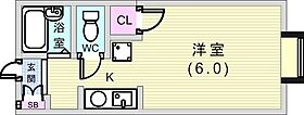 クイーンズコート西灘  ｜ 兵庫県神戸市灘区都通3丁目（賃貸アパート1K・1階・19.87㎡） その2