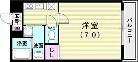 シュマンセプト神戸  ｜ 兵庫県神戸市中央区北長狭通8丁目8-7（賃貸マンション1K・3階・24.50㎡） その2