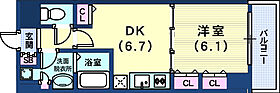 プレジール三ノ宮II  ｜ 兵庫県神戸市中央区加納町2丁目（賃貸マンション1DK・5階・35.15㎡） その2