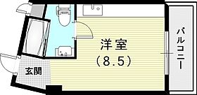 エル―テ  ｜ 兵庫県神戸市灘区城内通5丁目（賃貸マンション1K・3階・23.89㎡） その2