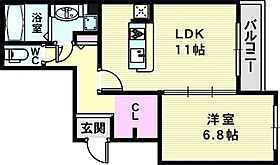 KITANO COLN  ｜ 兵庫県神戸市中央区山本通2丁目（賃貸マンション1LDK・1階・46.68㎡） その2