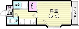 ヴァロンデペッシュ大石  ｜ 兵庫県神戸市灘区大石南町1丁目（賃貸マンション1K・4階・20.00㎡） その2