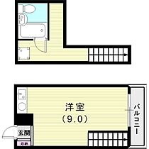 スマイルIII番館 2 ｜ 兵庫県神戸市北区鹿の子台北町4丁目22-11（賃貸マンション1K・1階・23.00㎡） その2