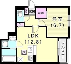 アルコイリス上筒井  ｜ 兵庫県神戸市中央区上筒井通7丁目401（賃貸アパート1LDK・2階・45.62㎡） その2