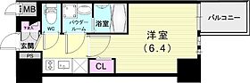 エスリード神戸三宮ヒルズ  ｜ 兵庫県神戸市中央区中山手通2丁目1-23（賃貸マンション1K・3階・21.09㎡） その2