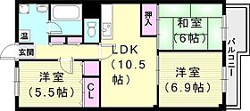 マイコーポ神戸  ｜ 兵庫県神戸市中央区相生町5丁目17-12（賃貸マンション2LDK・3階・65.06㎡） その2