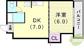 メニーローザ甲東園  ｜ 兵庫県西宮市段上町2丁目14-5（賃貸マンション1DK・3階・29.00㎡） その2