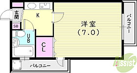 ステラハウス6  ｜ 兵庫県西宮市大森町1-9（賃貸アパート1K・2階・20.67㎡） その2