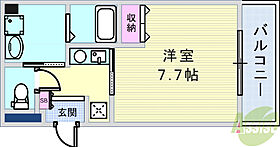 タウンコート門戸  ｜ 兵庫県西宮市門戸荘15-10（賃貸マンション1K・2階・24.66㎡） その2