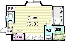 ディーシモンズ  ｜ 兵庫県西宮市北昭和町1-10（賃貸マンション1R・2階・21.03㎡） その2