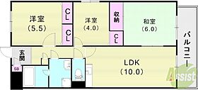 プラビーラコート7  ｜ 兵庫県西宮市下大市東町38-24（賃貸マンション3LDK・3階・58.59㎡） その2