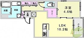 RIQUEZA住吉  ｜ 兵庫県神戸市東灘区住吉宮町6丁目（賃貸アパート1LDK・1階・40.54㎡） その2