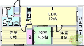 寺本ハイツ  ｜ 兵庫県西宮市深津町（賃貸マンション3LDK・4階・59.00㎡） その2