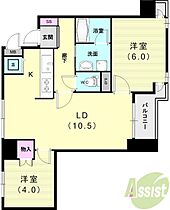 芦屋打出アーバンライフ  ｜ 兵庫県芦屋市南宮町1-13（賃貸マンション2LDK・10階・53.34㎡） その2