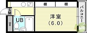 CASAOKAZAKI  ｜ 兵庫県神戸市東灘区西岡本3丁目（賃貸マンション1R・2階・18.00㎡） その2