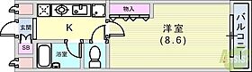 エスペランサ御影III 203 ｜ 兵庫県神戸市東灘区御影中町4丁目（賃貸マンション1K・2階・26.11㎡） その2