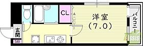 セイント・プレアーII  ｜ 兵庫県西宮市今津山中町7-25（賃貸マンション1K・3階・23.00㎡） その2