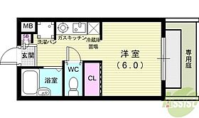 エトワール奈良崎  ｜ 兵庫県西宮市林田町1-2（賃貸アパート1R・1階・21.00㎡） その2