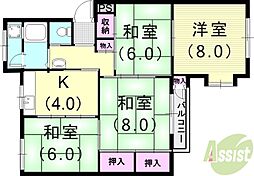 鶴甲コーポ23号館 4階