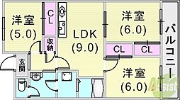 オーリッツコート甲南山手 1階