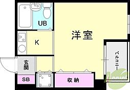 マリンクレール六甲II 2階