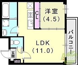 アリビラ六甲 2階