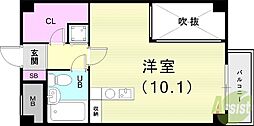 ホープ芦屋 ワンルームの間取図画像