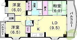 リバーウエスト 3階