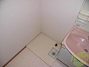 洗濯機置場です