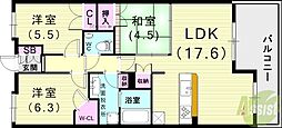 パークシュロス芦屋 1階