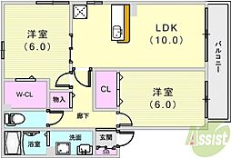 サニーコートB棟 2階